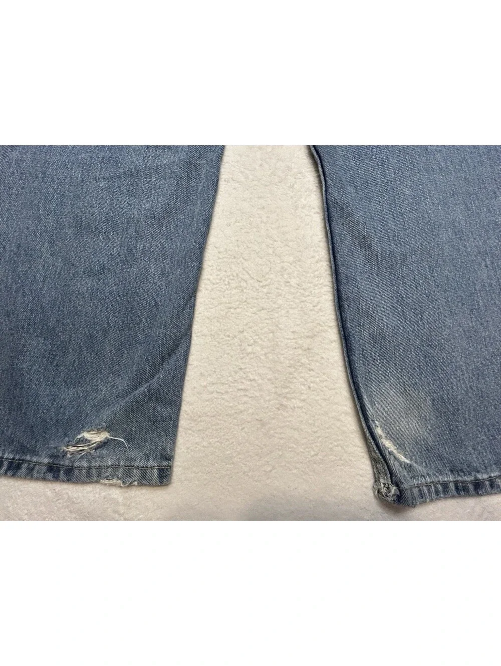 Levi Strauss Men' 550 Jeans 40/30 Blue Cotton Relaxed Fit Denim Straight Leg